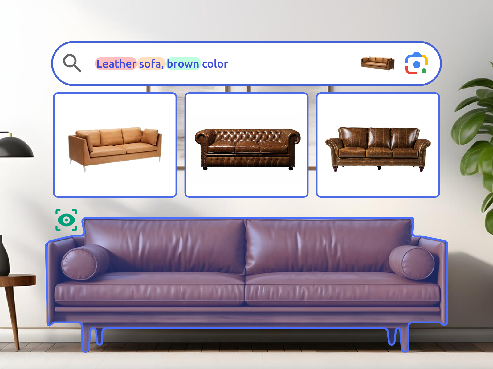 Recherche par image ou texte